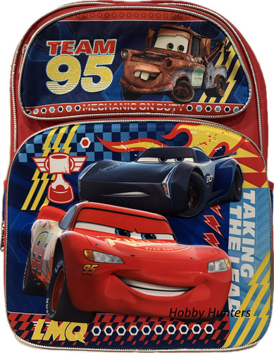 Large backpack disney cars - -,